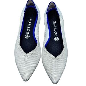 ROTHY'S The Point Cotton Knit Slip-On Ballet Flats